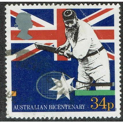 1988 Bicentenary of Australian Settlement 34p Multicoloured SG1398 GU