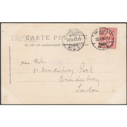 Rue du Bourg, Lausanne, Vaud, 1903 - Jullien Frères CPA