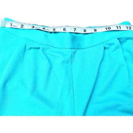 Womens Shein Small Mint Green Textured Capri Pants Light Loose Fitting NEW!