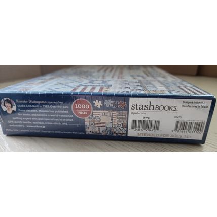 StashBooks 1000 Piece Jigsaw Thank You America Quilt New Sealed Masako Wakayama