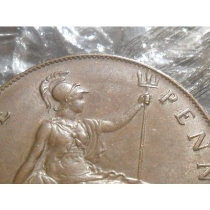 1910 Edward VII penny.