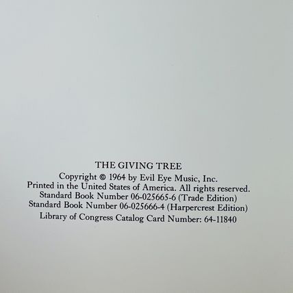 The Giving Tree Hardcover by Shel Silverstein Book