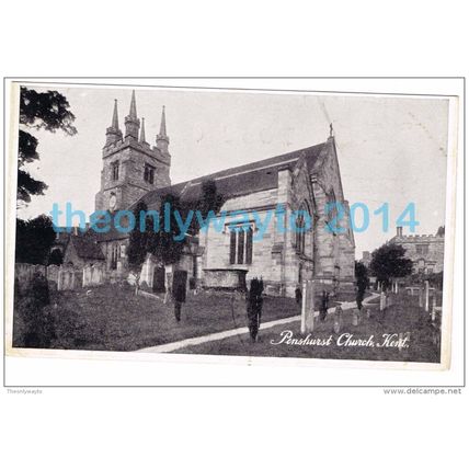 PENSHURST CHURCH, KENT, ENGLAND, c1910/20s, Postcard