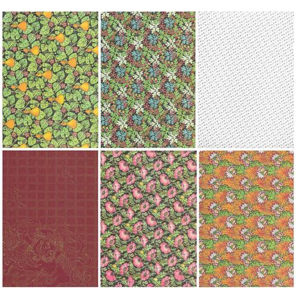 A4 Printed Card. 10 Sheets. Assorted Designs. Cardmaking Scrapbooking Crafts
