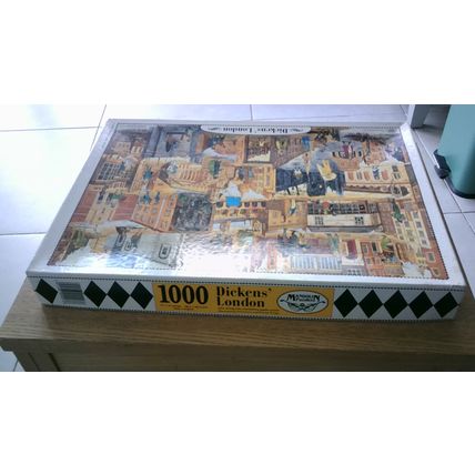 Dickens' London Jigsaw Puzzle (1000 Piece - 2 MISSING) Mandolin Puzzles (1990)