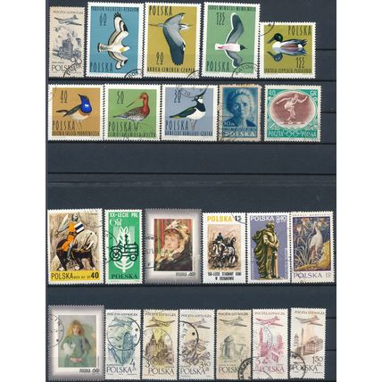1200+ Stamp Selection - Poland - Used Hinged
