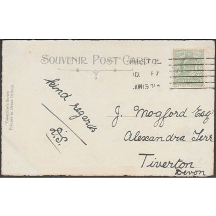 Suspension Bridge, Clifton, Bristol, 1908 - Valentine's Postcard