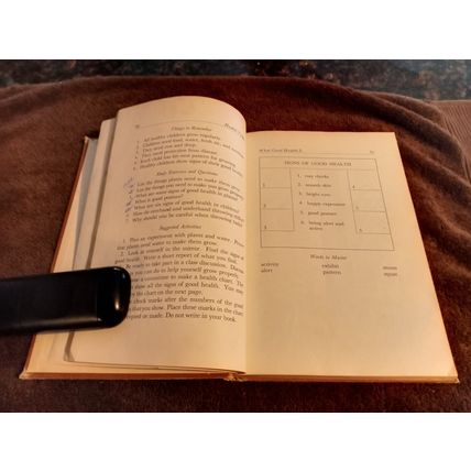 Old Vintage Basic Reader Health Trails The Road To Health By Edwina Jones 1949