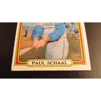 Topps 1972 # 177 Paul Schaal 3rd Base Royals 6.0 Excellent/Mint Condition