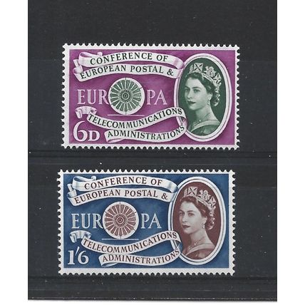 GB.First Anniv of European Postal and Telecomms Conference set 2.Mtd Mint.Jul25