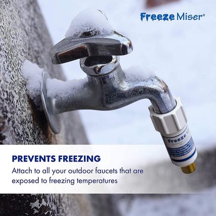 Freeze Miser 2 Pack - Outdoor Faucet Freeze Protection | Durable Replacement for