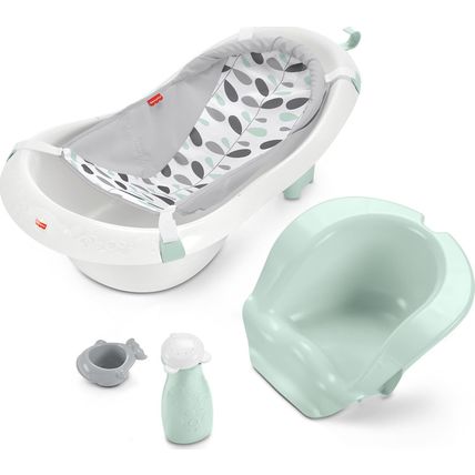 Fisher-Price Baby to Toddler Bath 4-In-1 Sling ‘N Seat Tub with Removable Infant
