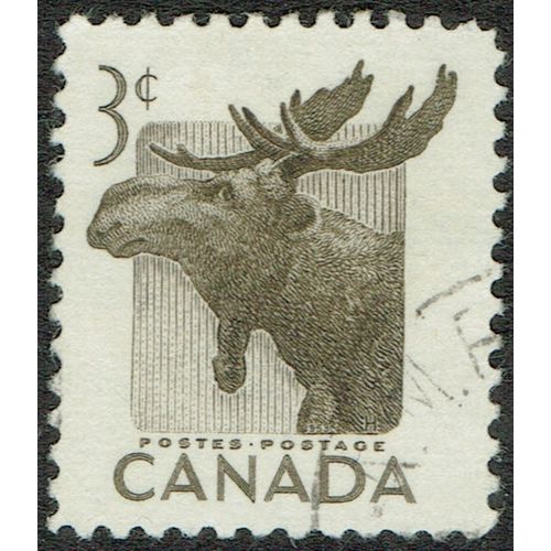 Canada 1953 National Wild Life Week 3c Sepia SG448 FU