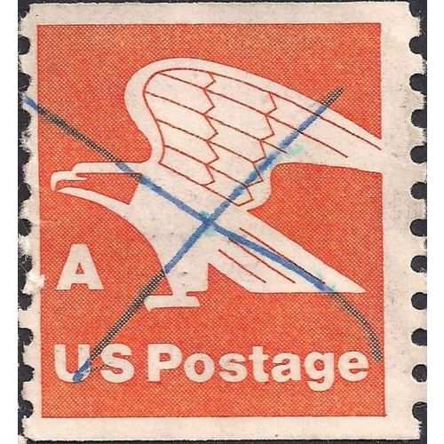 USA, Eagle postage emblem, red 1978, A, #2