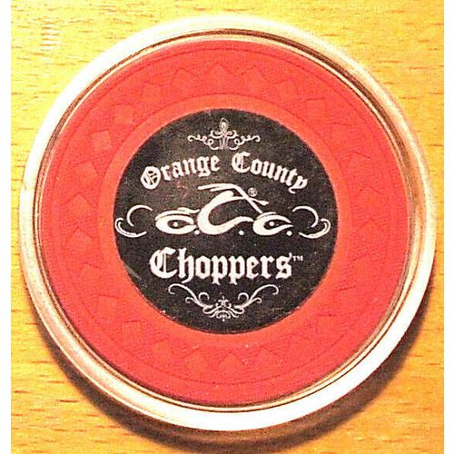 Orange County Choppers Poker Chip Golf Ball Marker - Orange