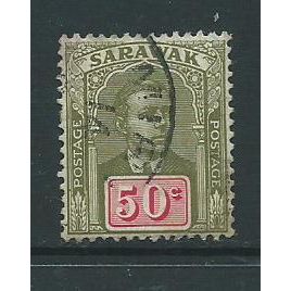 malaysia stamps sarawak sg60 sg 60 used no watermark