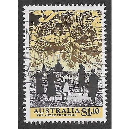 AUS 1990 $1.10 ' THE ANZAC TRADITION' FINE USED (EBID67-898)