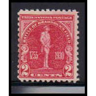 688 2c Battle of Braddock Average Plus MNH O2668