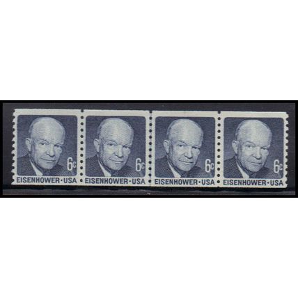 1401 6c Dwight Eisenhower Fine MNH CL S/4 KA9072
