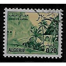 ALGERIA 1977 LANDSCAPES 20c GREEN EL KANTARA GORGES SG 711 FINE USED#2
