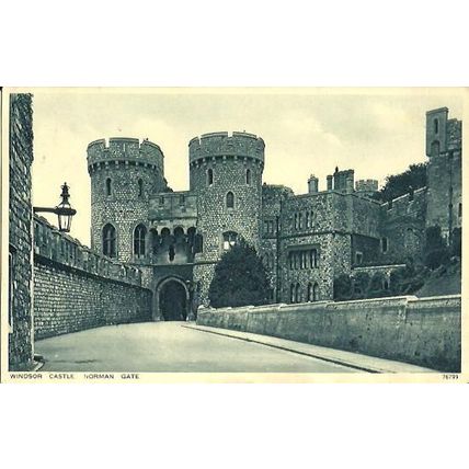 Berkshire WINDSOR CASTLE Norman Gate Postcard (Photochrom 76799