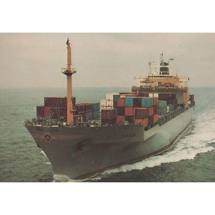 SS Bo Johnson Ship Johnsons Line Photo Rare Postcard