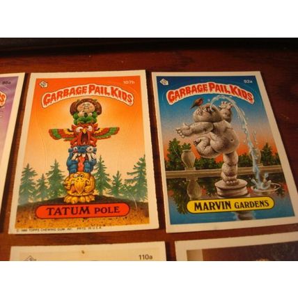 1986 Topps, Garbage Pail Kids, 10-Cards, a & b's