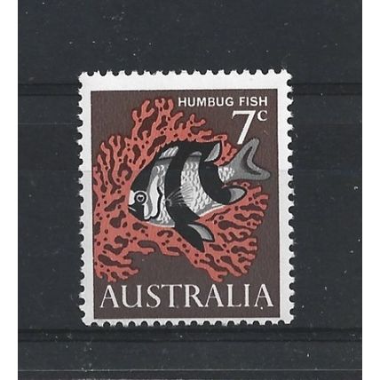 Australia.SG388 7c Humbug Fish.Mounted Mint.Mar24
