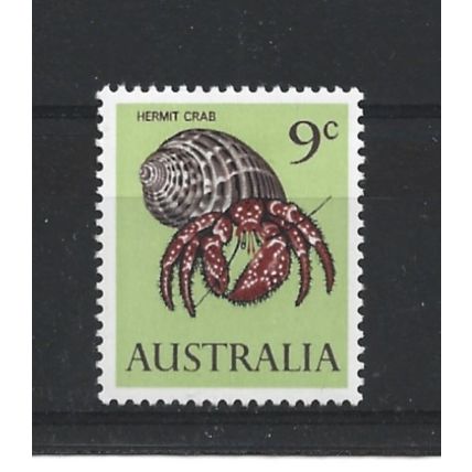 Australia.SG390 9c Hermit Crab.Mounted Mint.Mar24