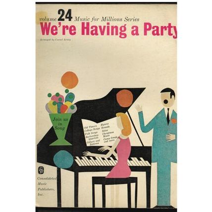 We're Having a Party Songbook 1959 FREE Shipping