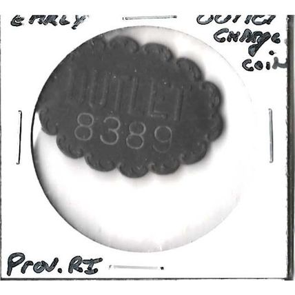 Very Early Outlet Charge Coin #8389 Prov RI famous around here before creditcard