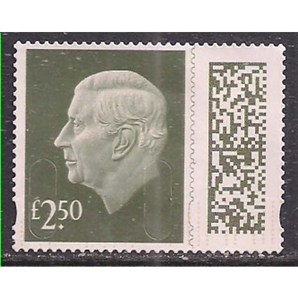 GB 2024 KC 3rd £2.50 Gooseberry Green Machin Used SG V5026 (L657 )