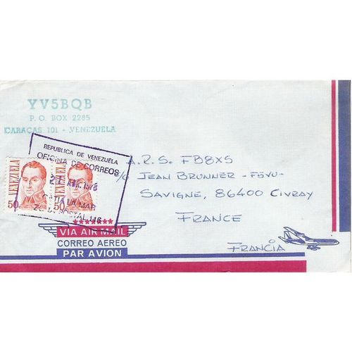 Vénézuela LETTRE - REF 1