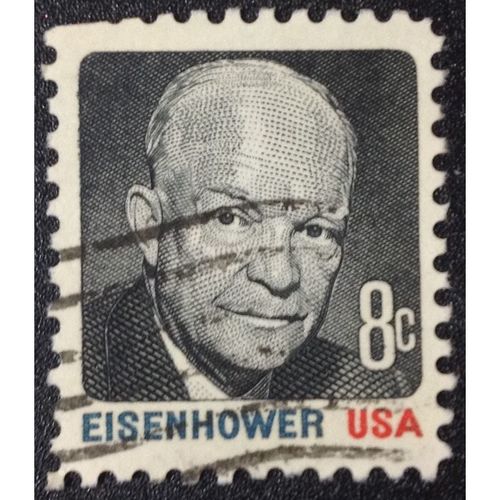 US Stamp #1394 used: 1971 8c Eisenhower [4]