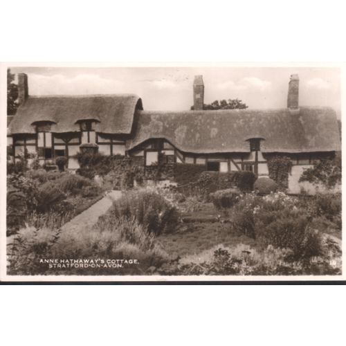 Vintage GB PC 1957 - Anne Hathaway's Cottage Stratford On Avon, Warwickshire