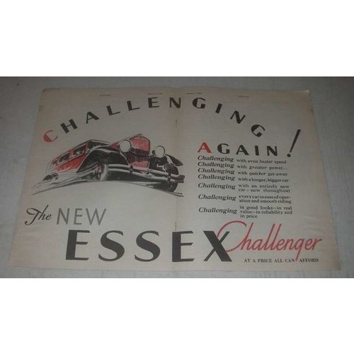 1930 Essex Challenger Car Ad - Challenging Again
