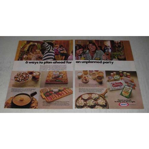1980 Kraft Cheese, Dips, Toppings Ad - Plan Ahead