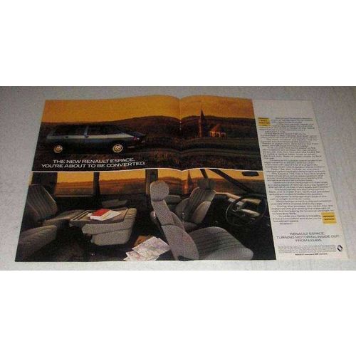 1986 Renault Espace Car Ad - About to be Converted