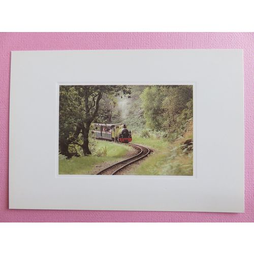 Ravenglass & Eskdale Railway, Northern Rock Near Beckfoot Postcard #5