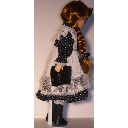 Fine 16 inch Bisque Porcelain Doll in Original Box