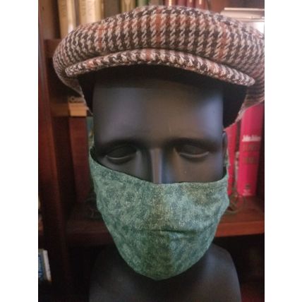 Mossy Green Mask w/ Filter pocket & 2 Silver/Copper Infused Filters - Adult
