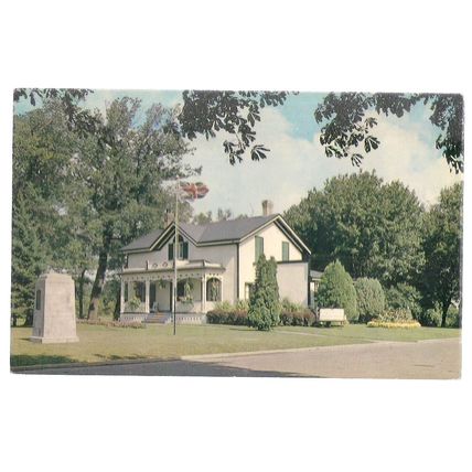 THE BELL HOMESTEAD, BRANTFORD, ONTARIO, CANADA unused postcard =