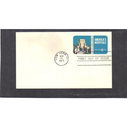FDC UX60 6c Hospitals (No Cachet-U/A) CV40980