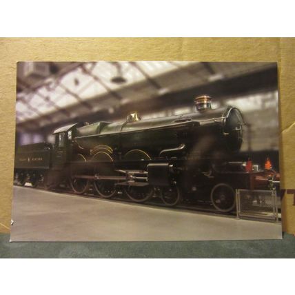 CAERPHILLY CASTLE, LOCOMOTIVE unused postcard, Swindon STEAM Museum =