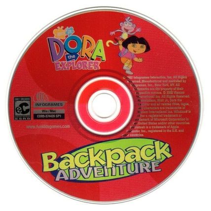 Dora The Explorer Backpack Adventure (Ages 3+) 2002 Win/Mac - NEW CD in SLEEVE