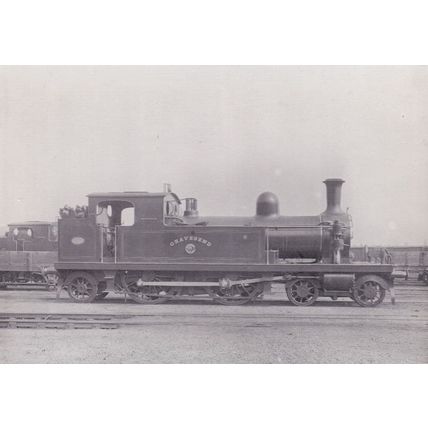 LTSR Fenchurch Street Station Train Tilbury Riverside Postcard