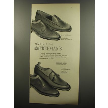 1953 Freeman's Shoes Advertisement - Wonderful feeling Freeman's