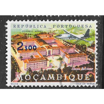 MOZAMBIQUE PORTUGUESE 1972 AIR AIRMAIL PLANE 2.00e USED