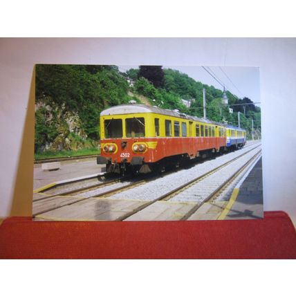 ELECTRIC TRAIN, YVOIR, BELGIUM, 1999 photograph.. railway 10 x 15 cms. #