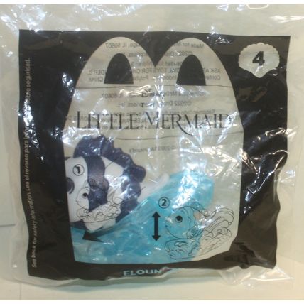 2023 McDonalds Disney The Little Mermaid #4 Flounder - Sealed Package
